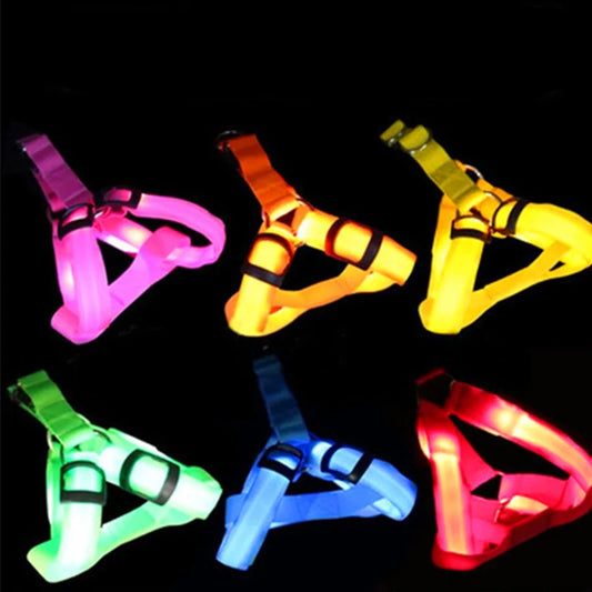 Nylon Pet Safety LED Harness