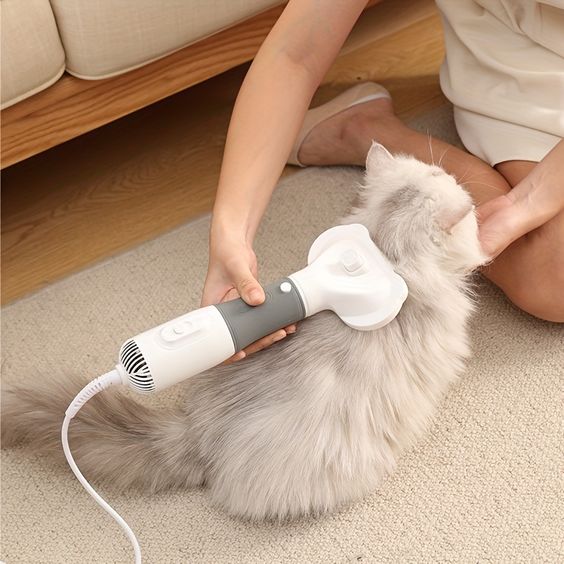 3-in-1 Pet Dryer & Comb Brush